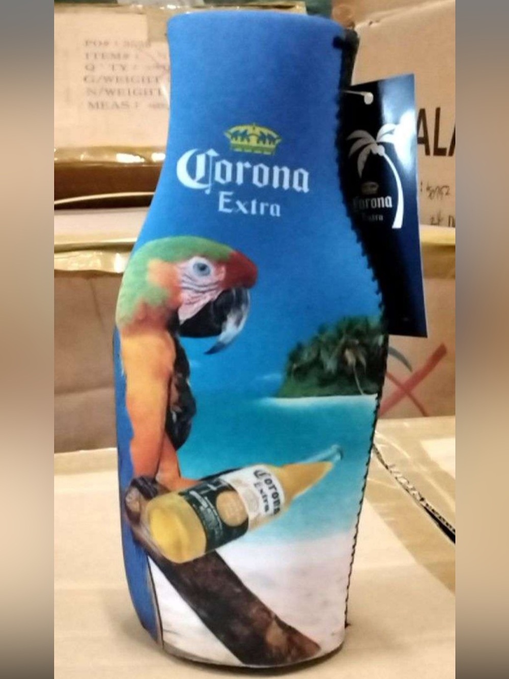Corona Extra Bottle Koozie Sleeve – Set of 6